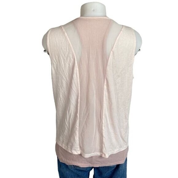 Tangerine Layered Tank Mauve Light Pink Tank Top Size S - Picture 10 of 10